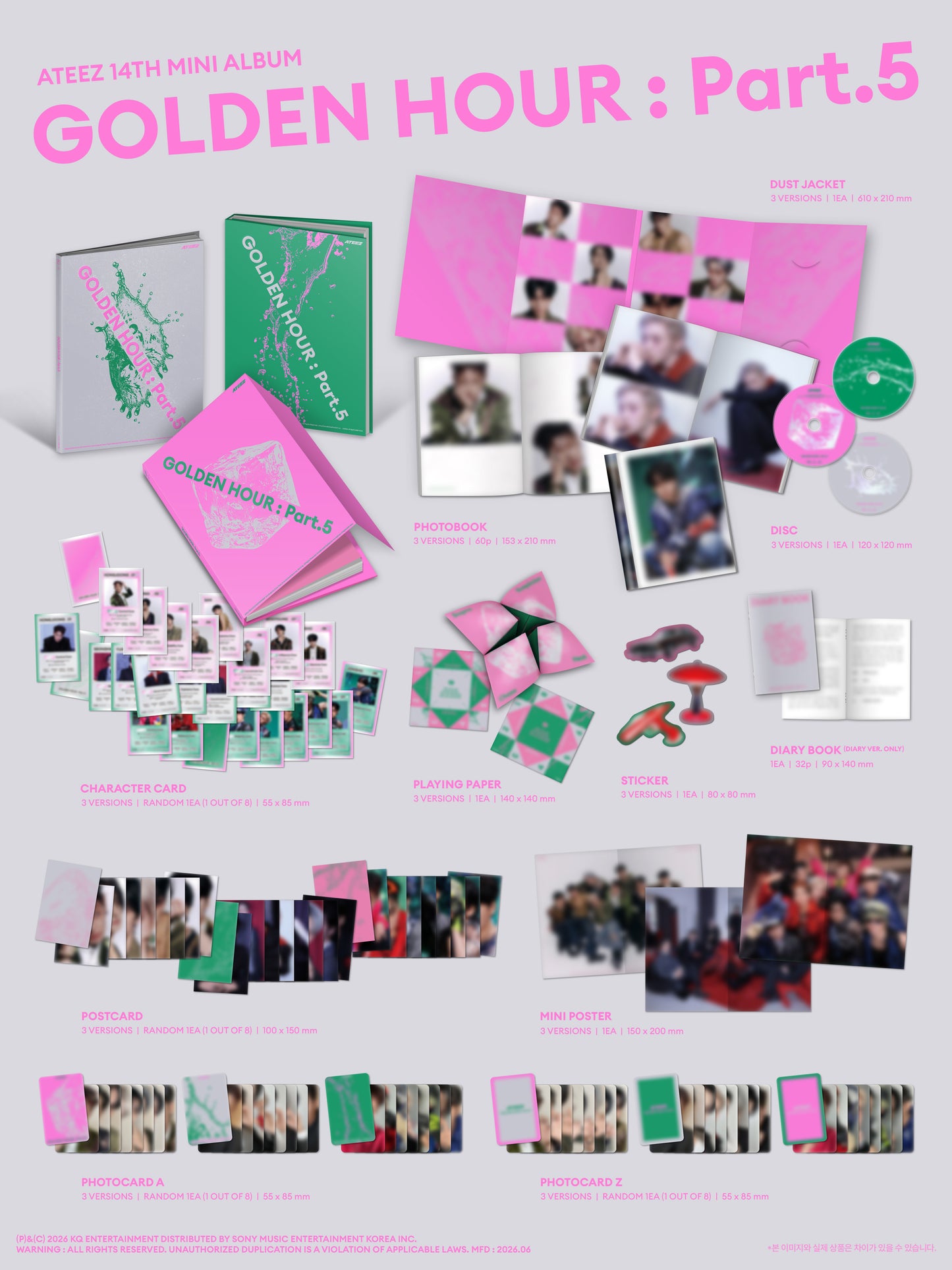 [PREORDER] ATEEZ <GOLDEN HOUR : Part.5>