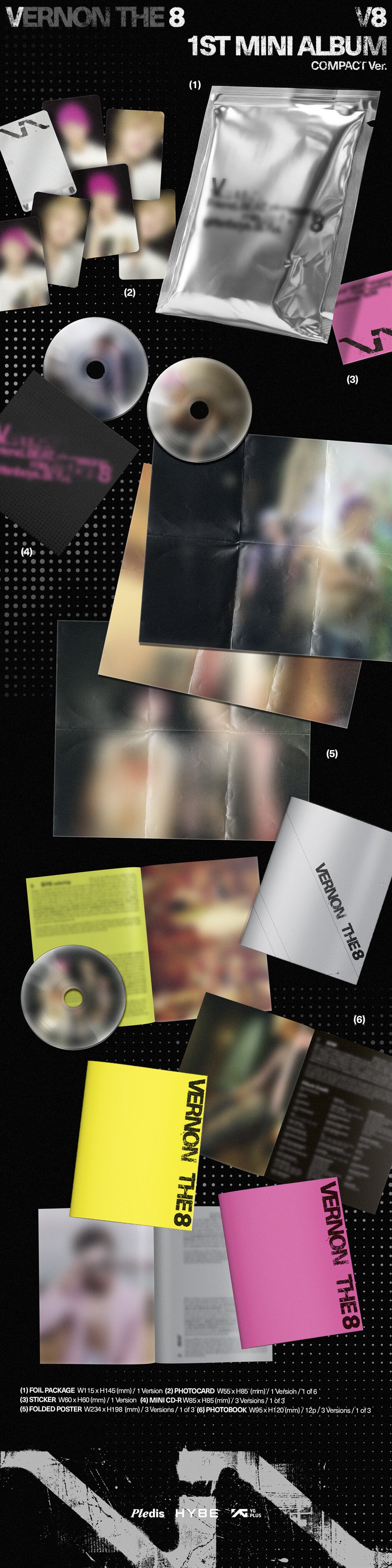 [PREORDER] SEVENTEEN V8 <V8> Compact Ver
