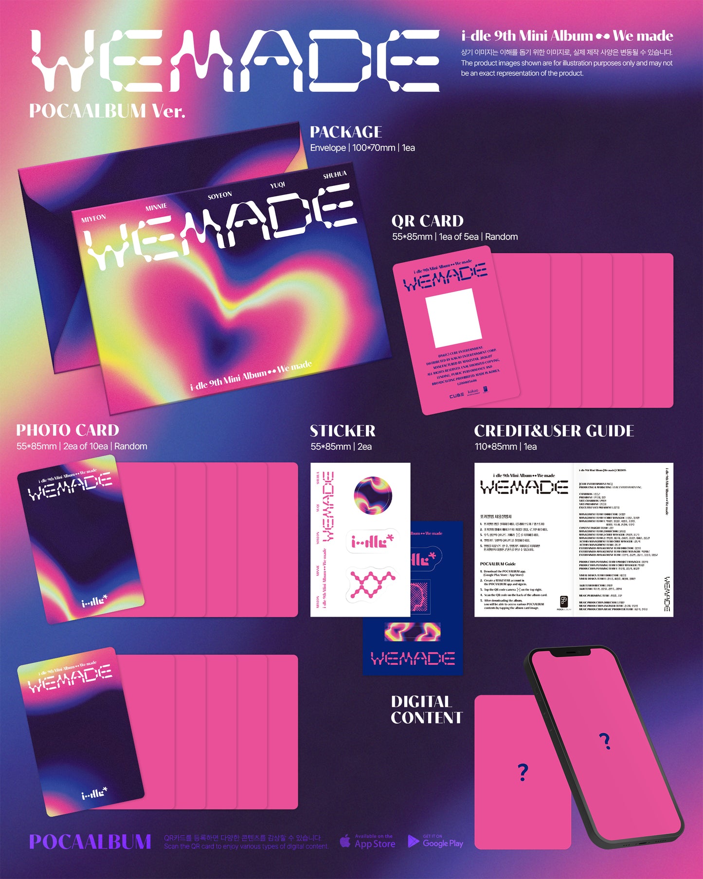 [PREORDER] i-dle <We made> POCAALBUM Ver