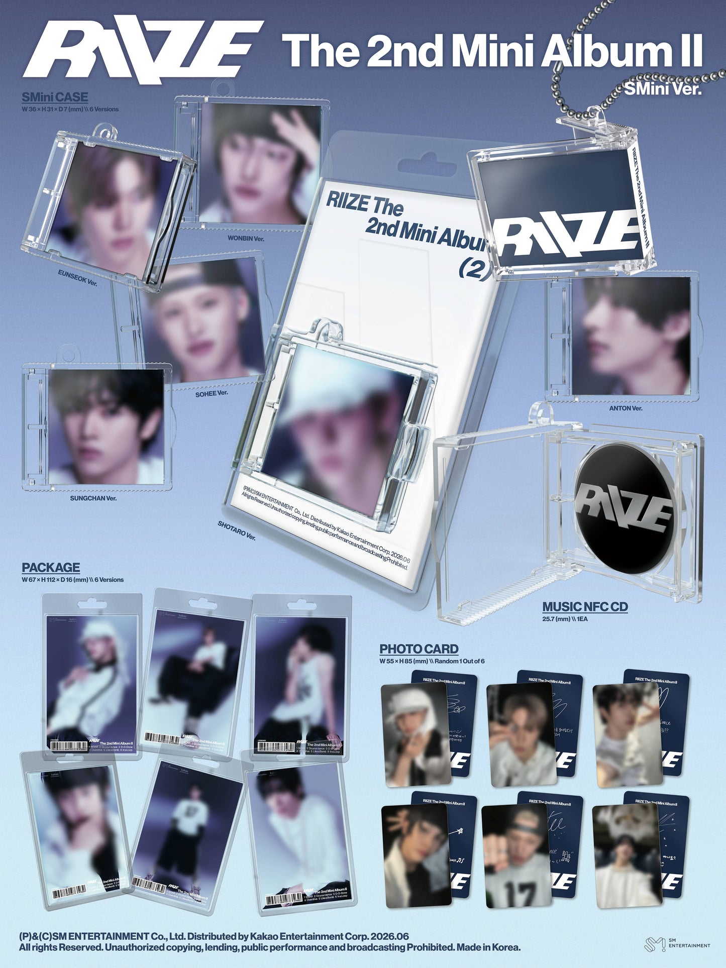 [PREORDER] RIIZE <II> SMINI Ver