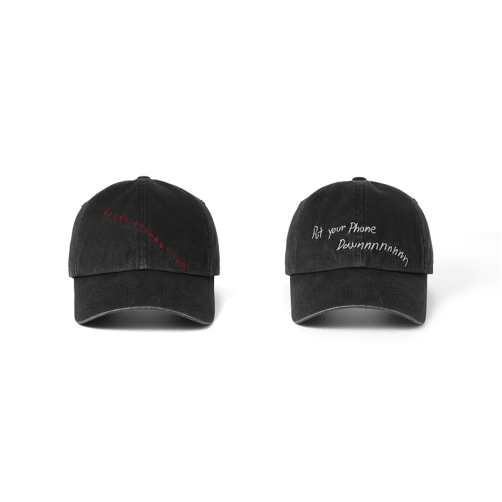 [PREORDER] CORTIS <PUT YOUR PHONE DOWN> OFFICIAL MERCH TOUR Ball Cap (Black)