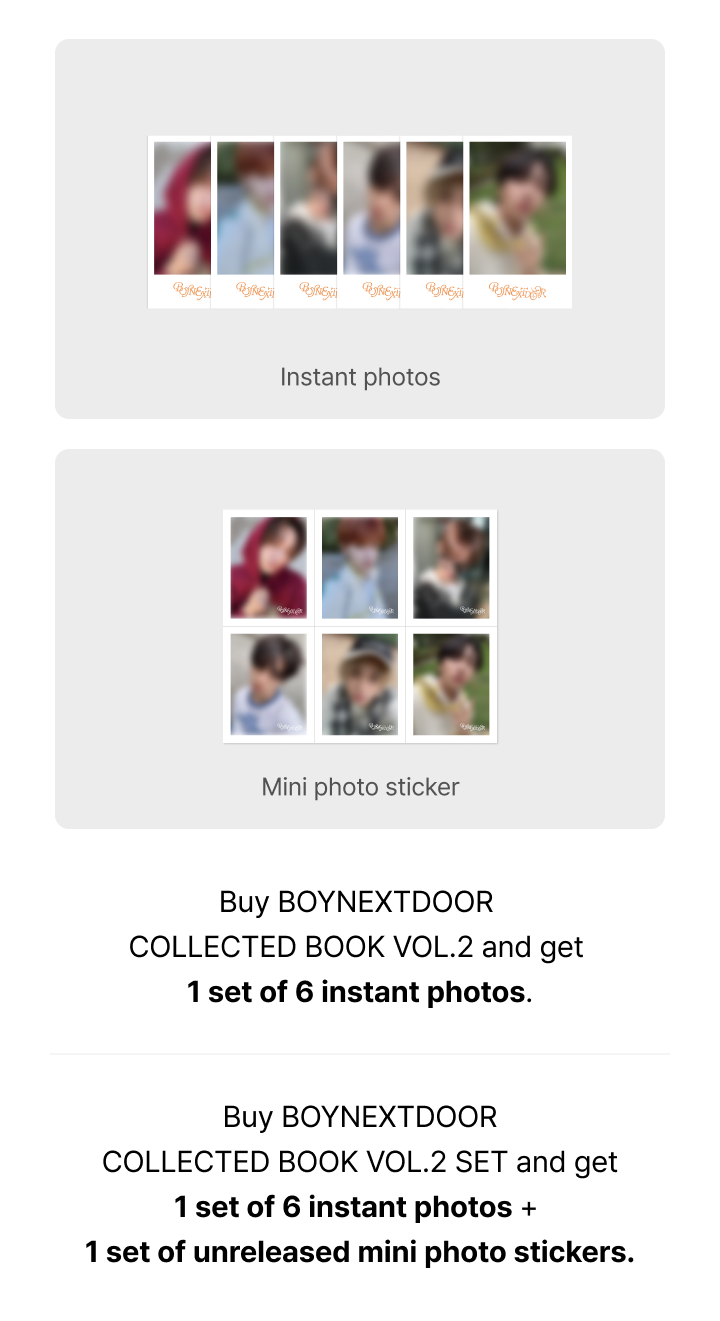 BOYNEXTDOOR <COLLECTED BOOK VOL.2> SET