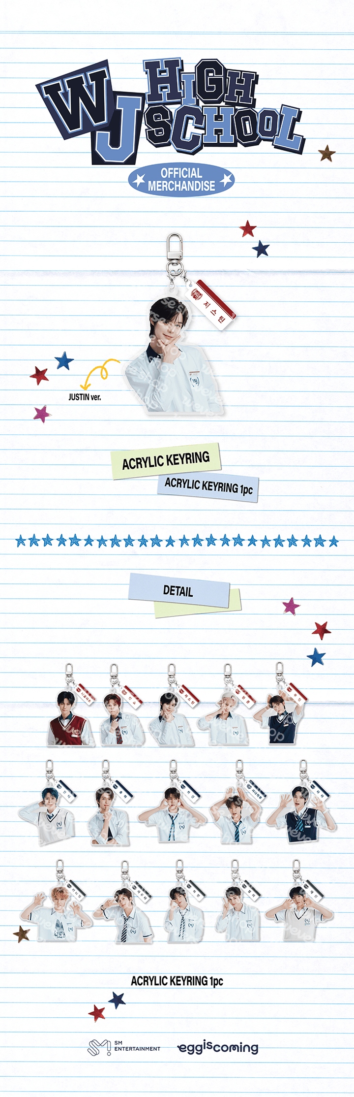 [PREORDER 18/4 CLOSED] SMTR25 <Reply High School> ACRYLIC KEYRING
