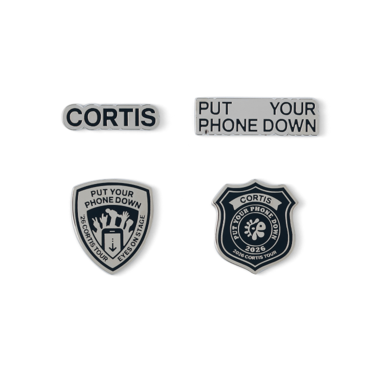 [PREORDER] CORTIS <PUT YOUR PHONE DOWN> OFFICIAL MERCH PYPD Badge Set