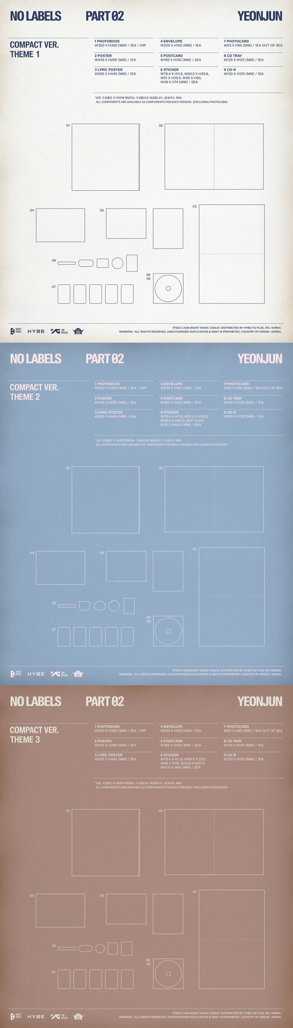 [PREORDER] YEONJUN <NO LABELS: PART 02> COMPACT VER