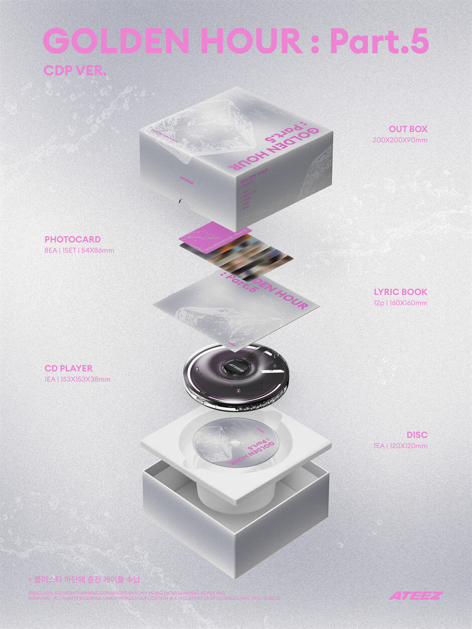 [PREORDER] ATEEZ <GOLDEN HOUR : Part.5> CDP VER