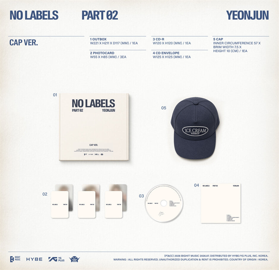 YEONJUN <NO LABELS: PART 02> CAP VER