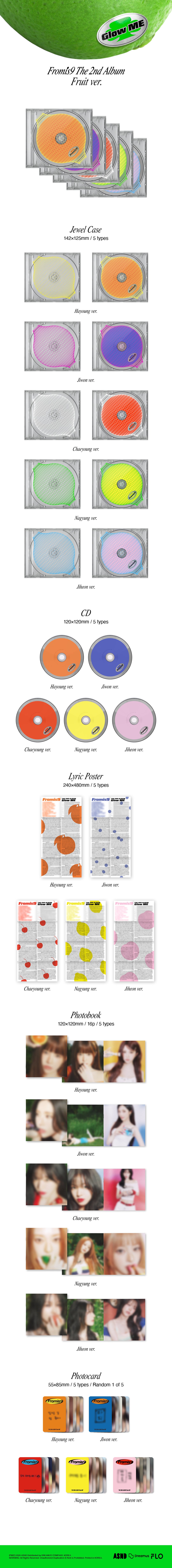 [PREORDER] FROMIS_9 <GLOW ME> Fruit Ver.