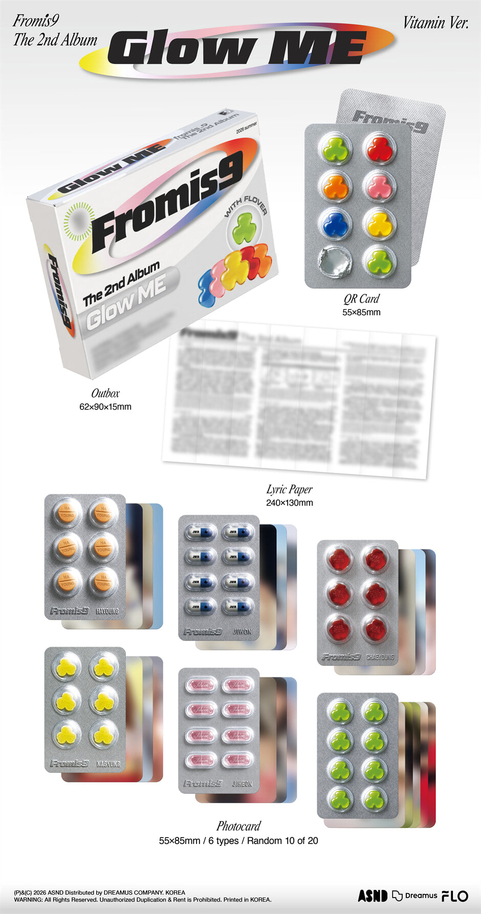 [PREORDER] FROMIS_9 <GLOW ME> Vitamin Ver