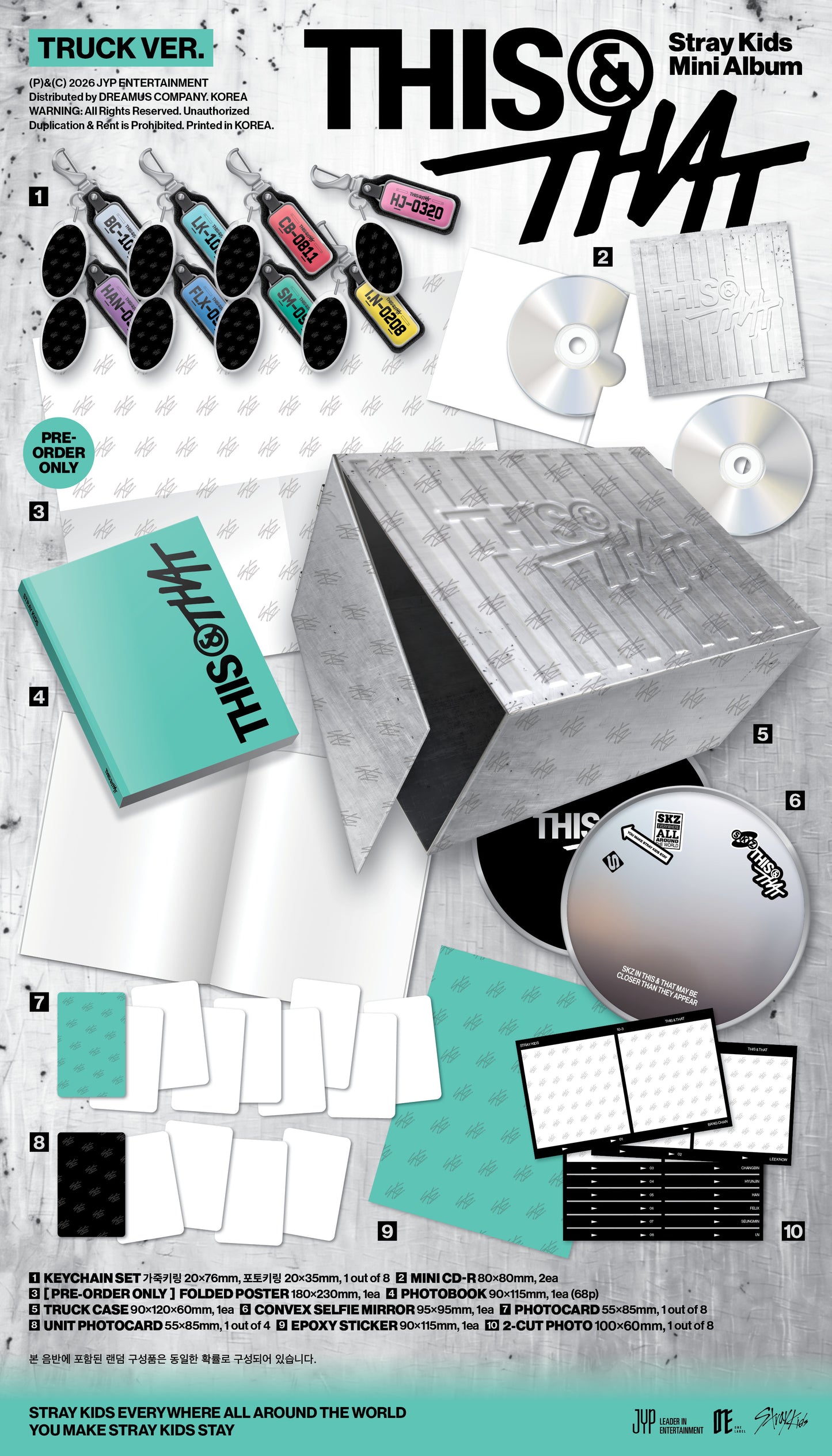 [PREORDER] STRAY KIDS <THIS & THAT> TRUCK VER