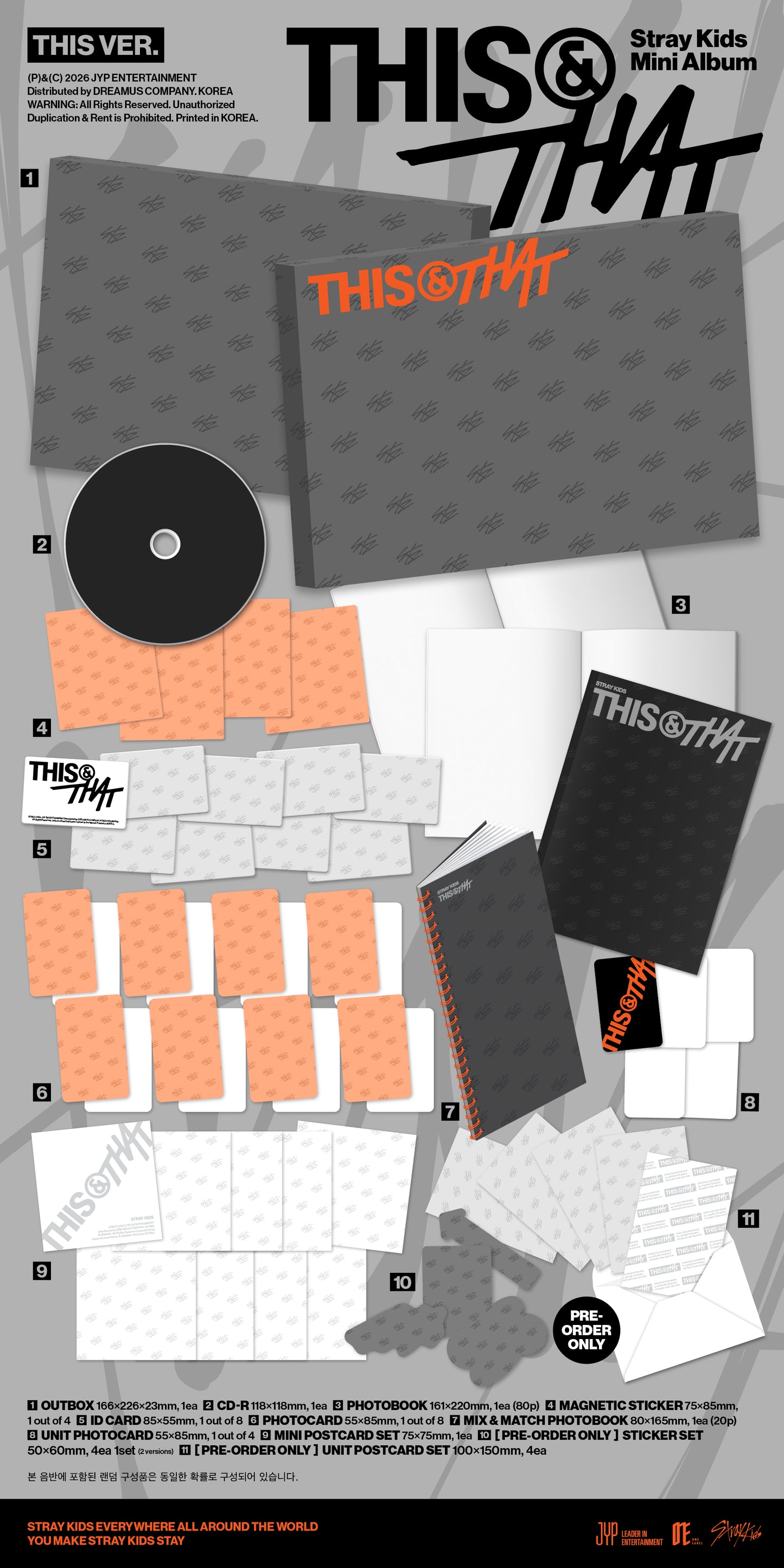 [PREORDER] STRAY KIDS <THIS & THAT>