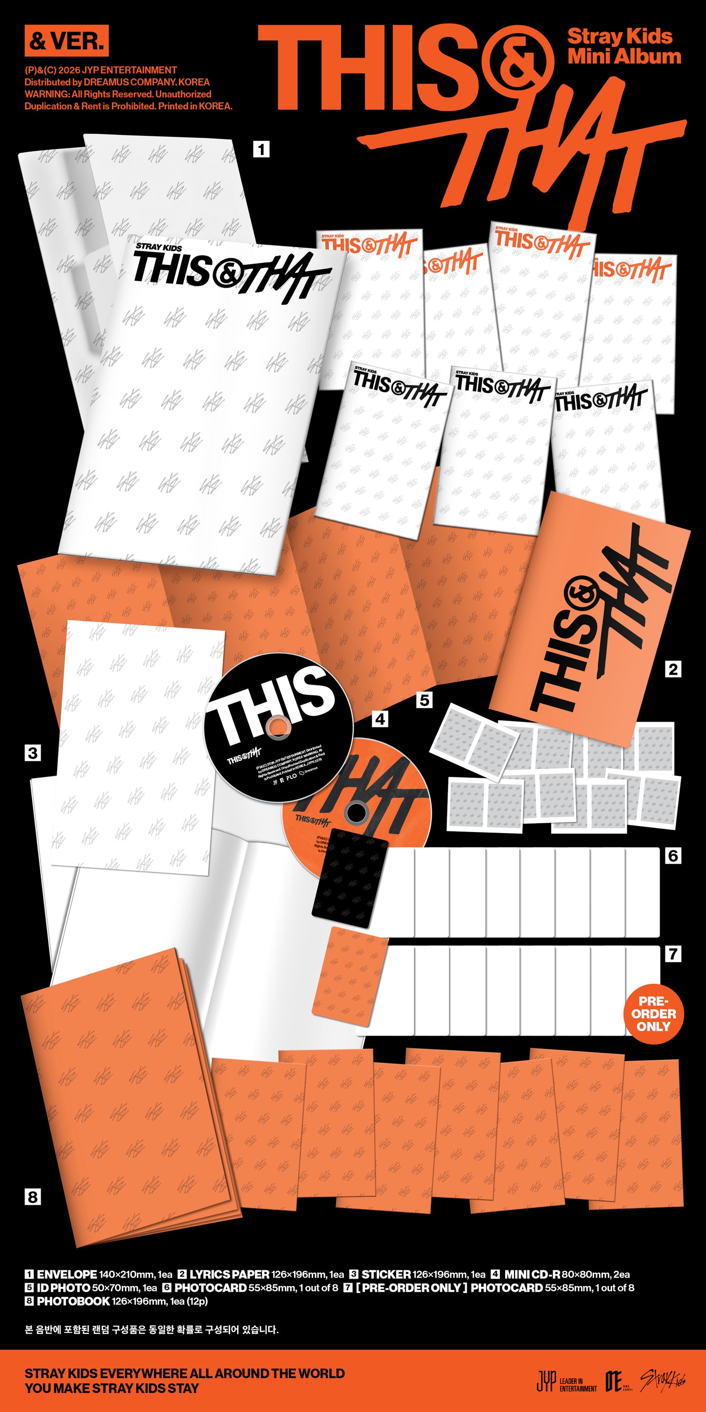 [PREORDER] STRAY KIDS <THIS & THAT> & VER