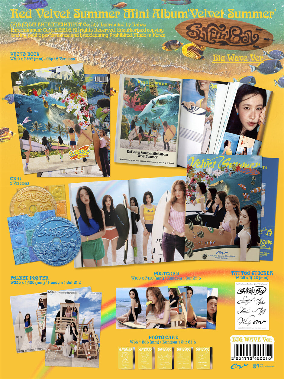[PREORDER] RED VELVET <VELVET SUMMER> BIG WAVE VER