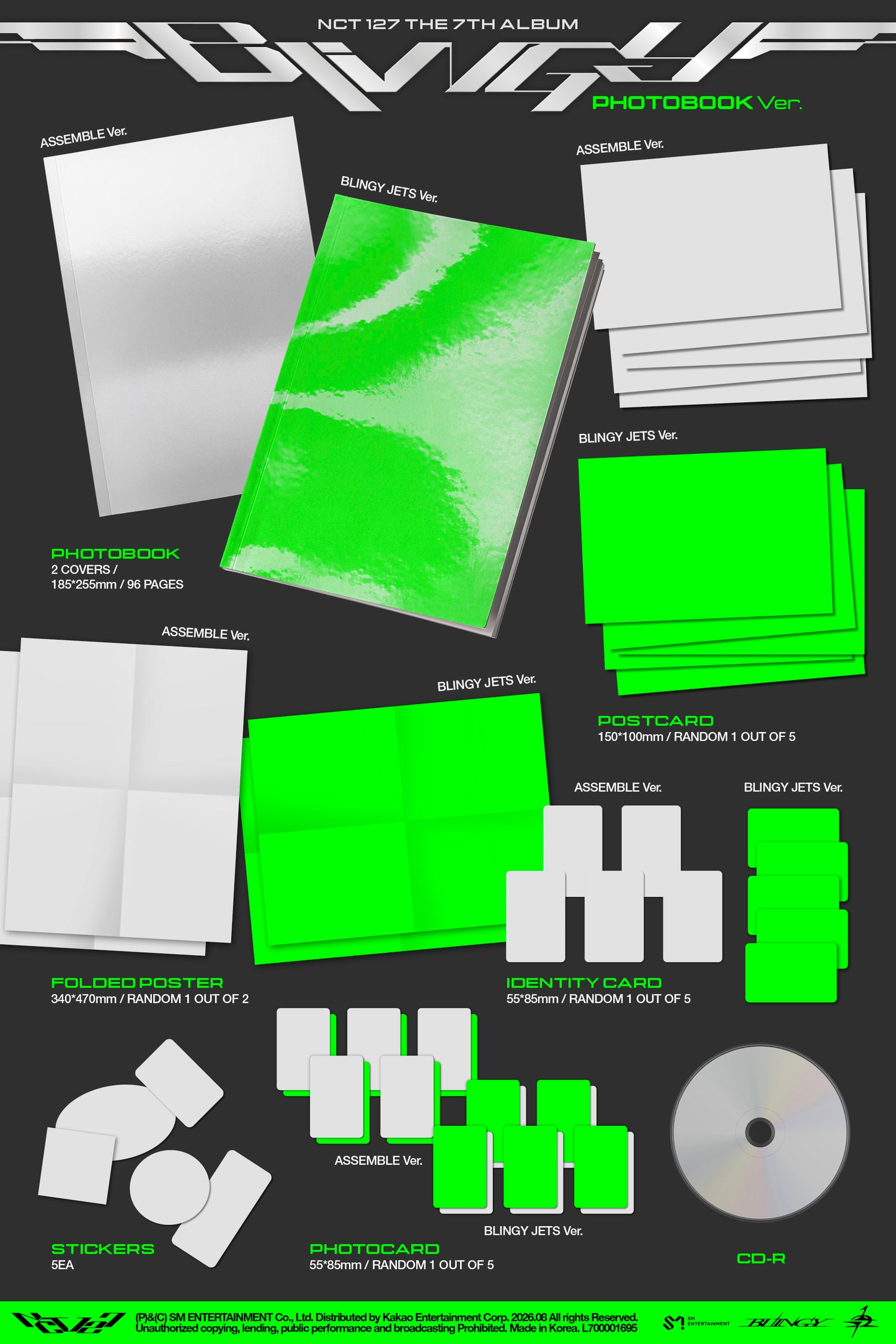 [PREORDER] NCT 127 <BLINGY> PHOTOBOOK Ver