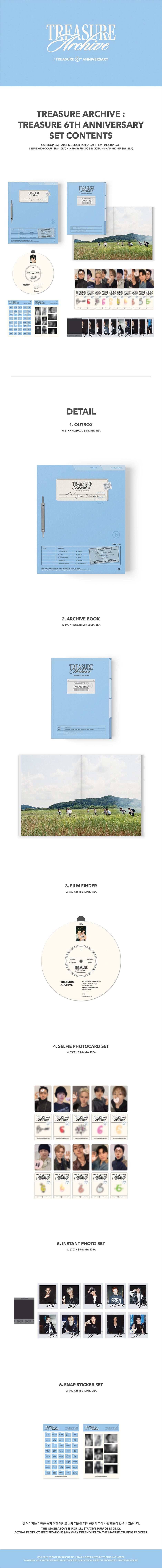 [PREORDER] TREASURE <TREASURE ARCHIVE : TREASURE 6th ANNIVERSARY>