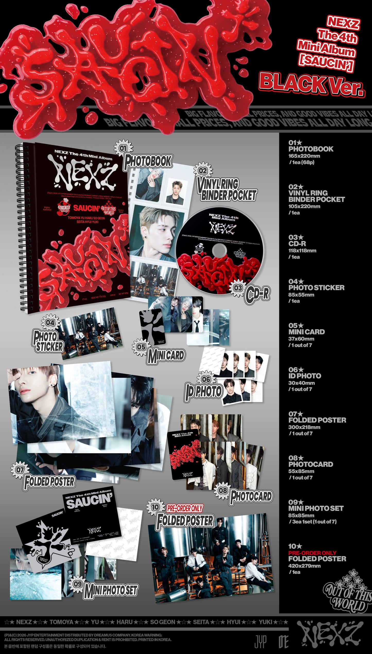 [PREORDER] NEXZ [SAUCIN’]