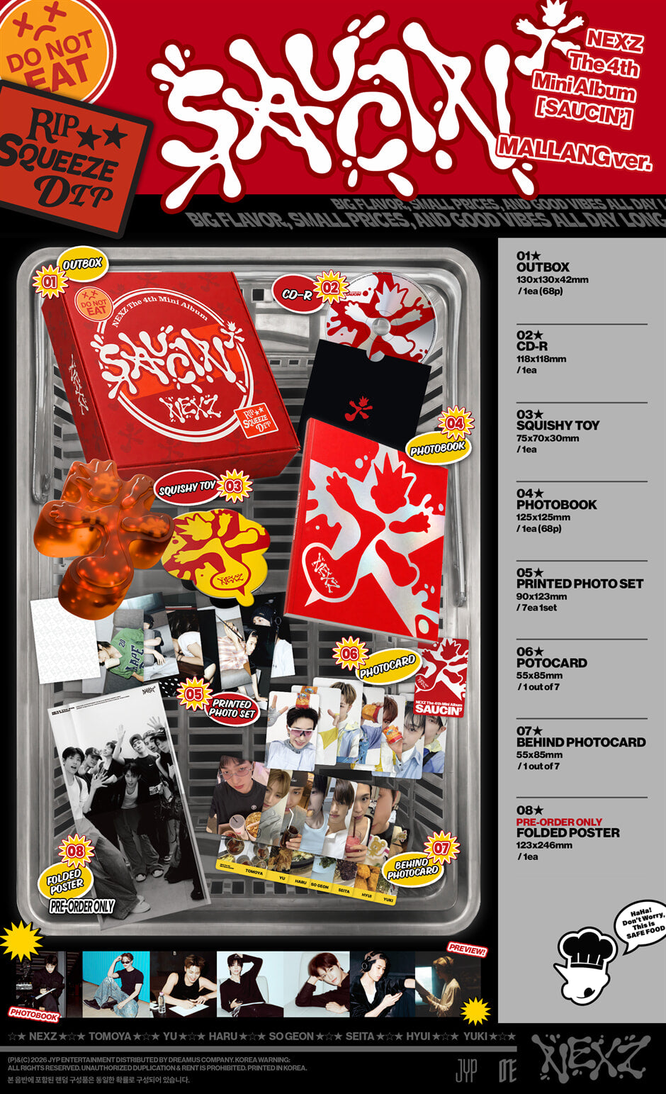[PREORDER] NEXZ [SAUCIN’] MALLANG Ver