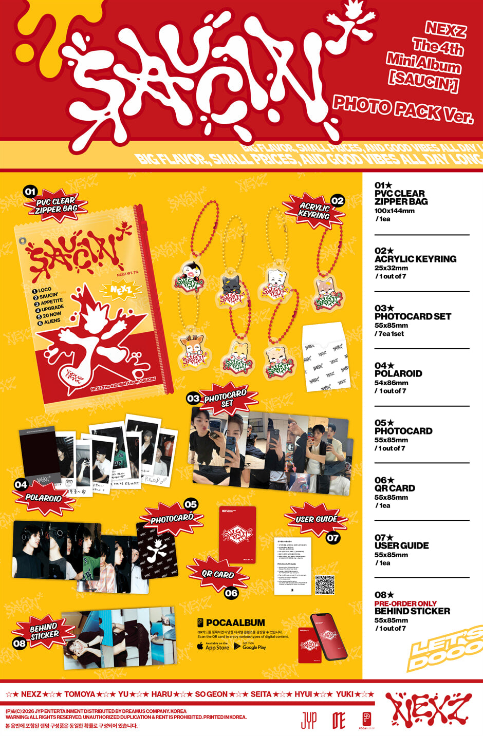 [PREORDER] NEXZ [SAUCIN’] PHOTO PACK Ver