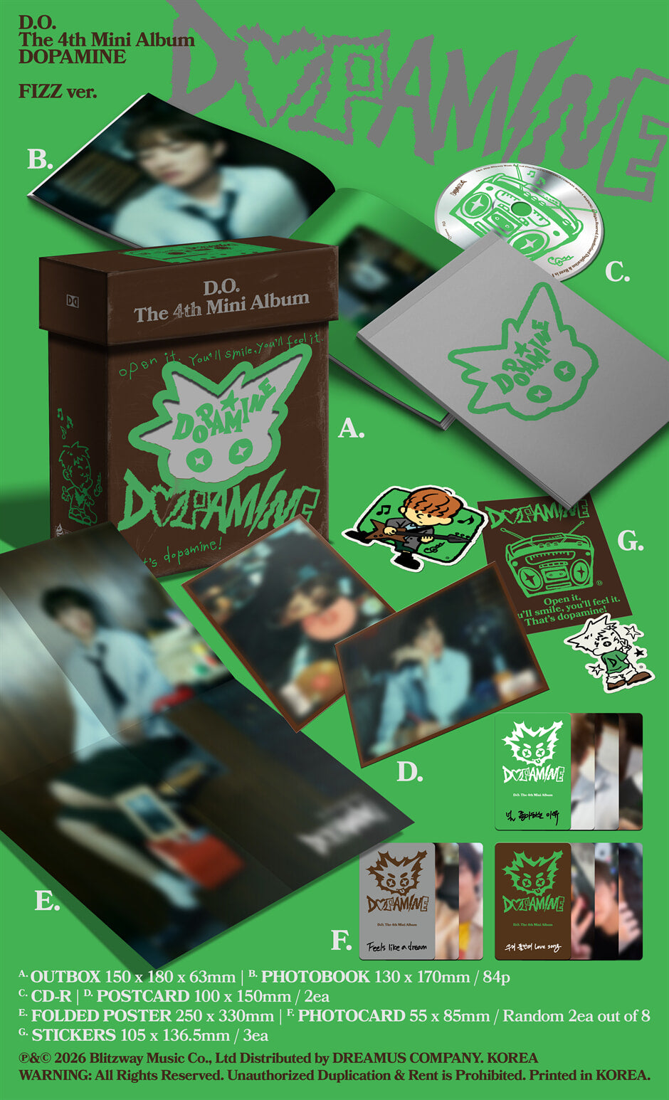 [PREORDER] D.O [DOPAMINE] FIZZ ver