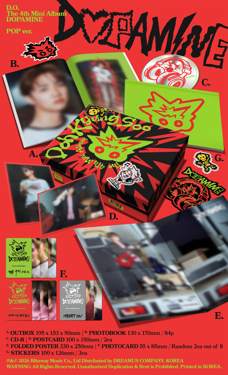 [PREORDER] D.O [DOPAMINE] POP ver
