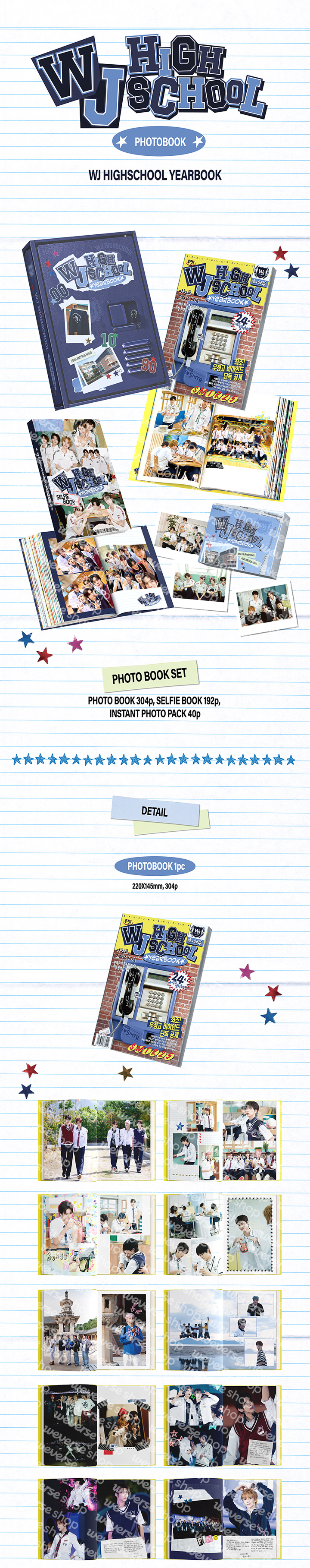 [PREORDER 18/4 CLOSED] SMTR25 <Reply High School> PHOTO BOOK SET <WJ HIGH SCHOOL YEARBOOK>