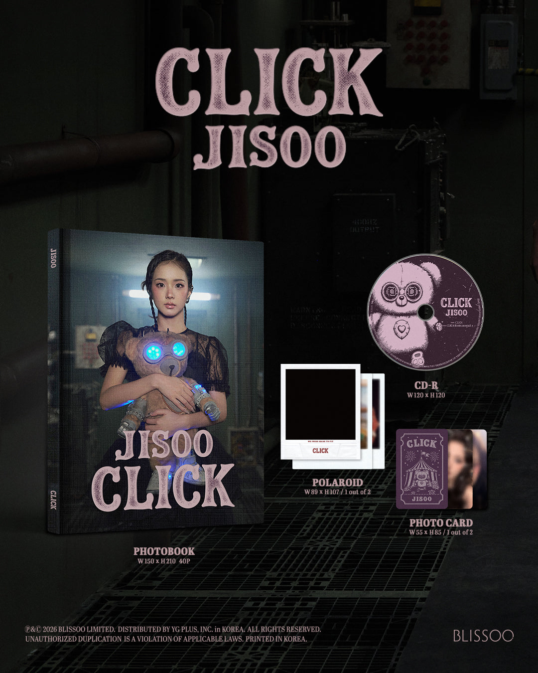 JISOO [CLICK] PHOTOBOOK VER