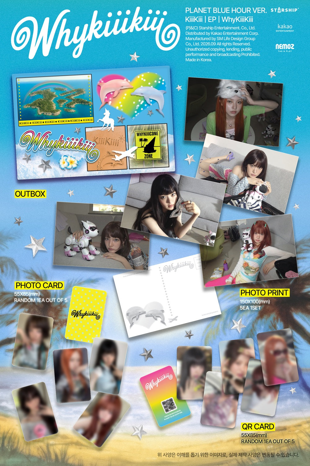 [PREORDER] KiiiKiii [WhyKiiiKiii] PLANET BLUE HOUR VER.