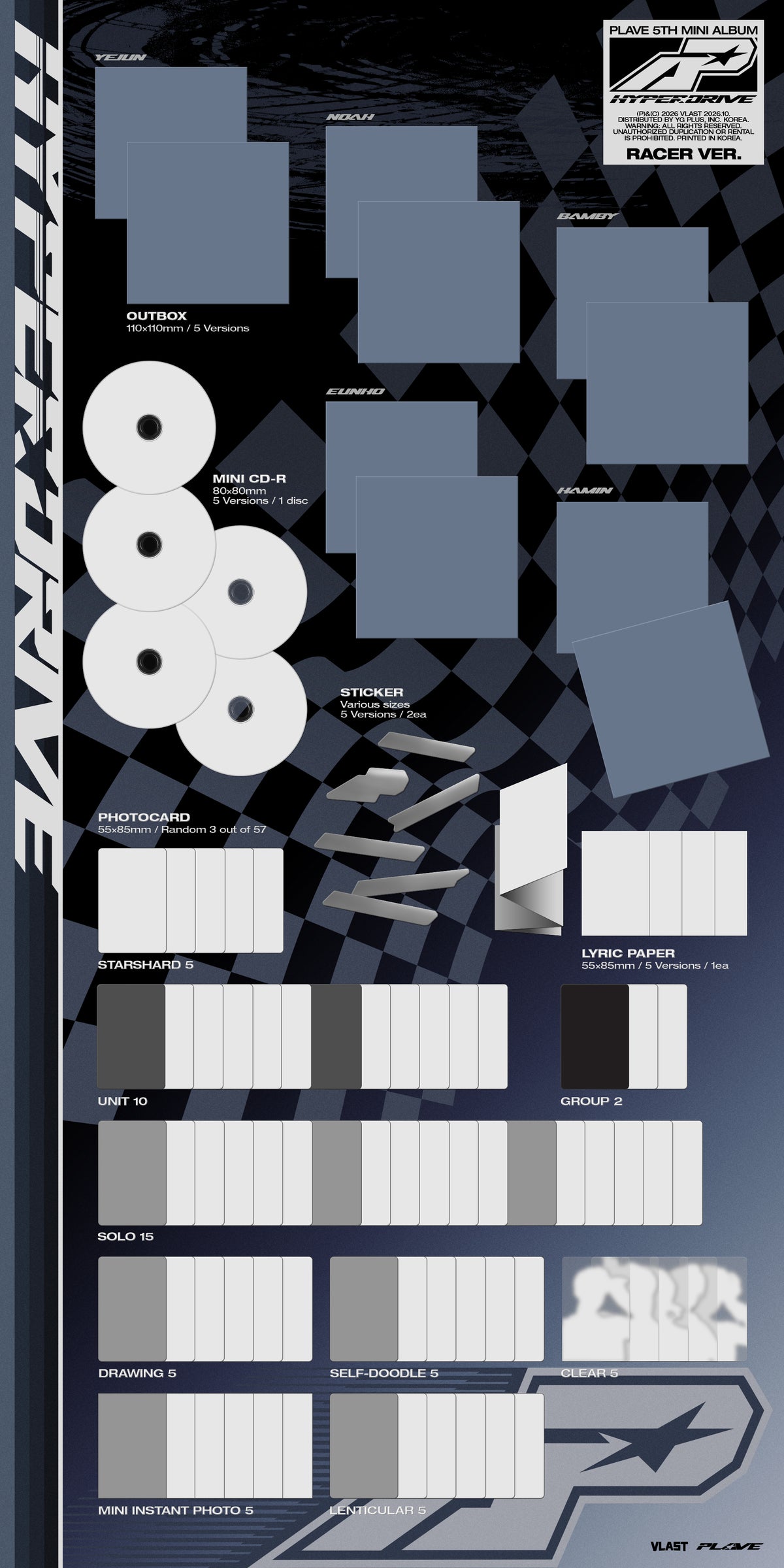 [PREORDER] PLAVE [HYPERDRIVE] Racer Ver