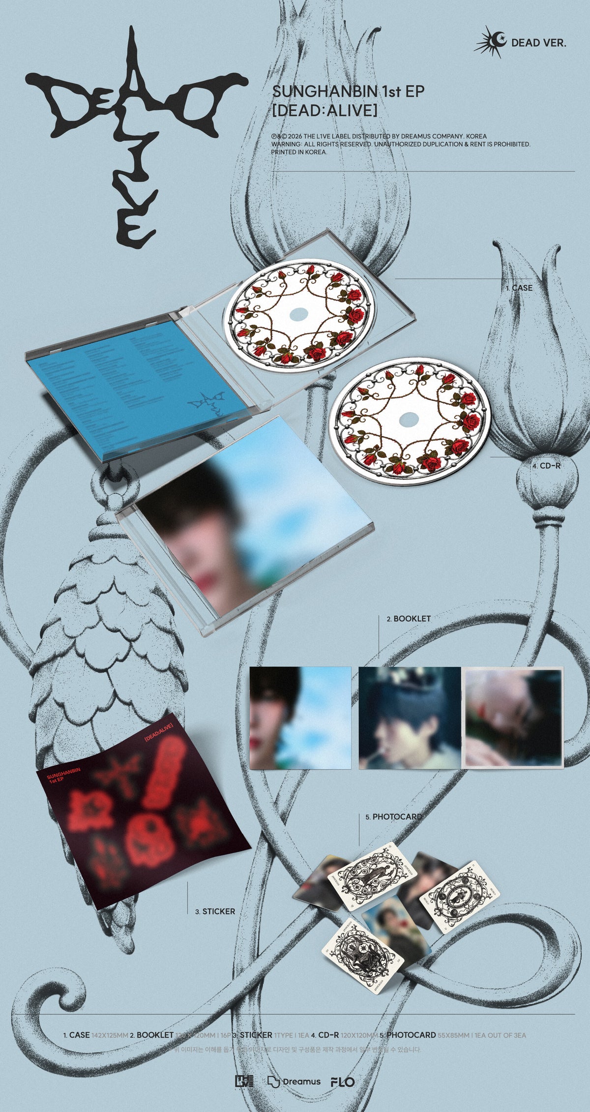 SUNG HANBIN [DEAD:ALIVE] Jewel Ver_DEAD