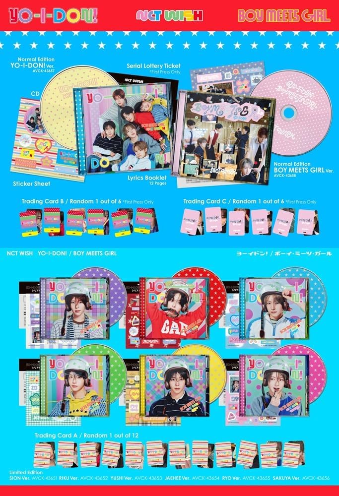 [PREORDER] NCT WISH <BOY MEETS GIRL> JAPAN Double A-Side Single STANDARD VER