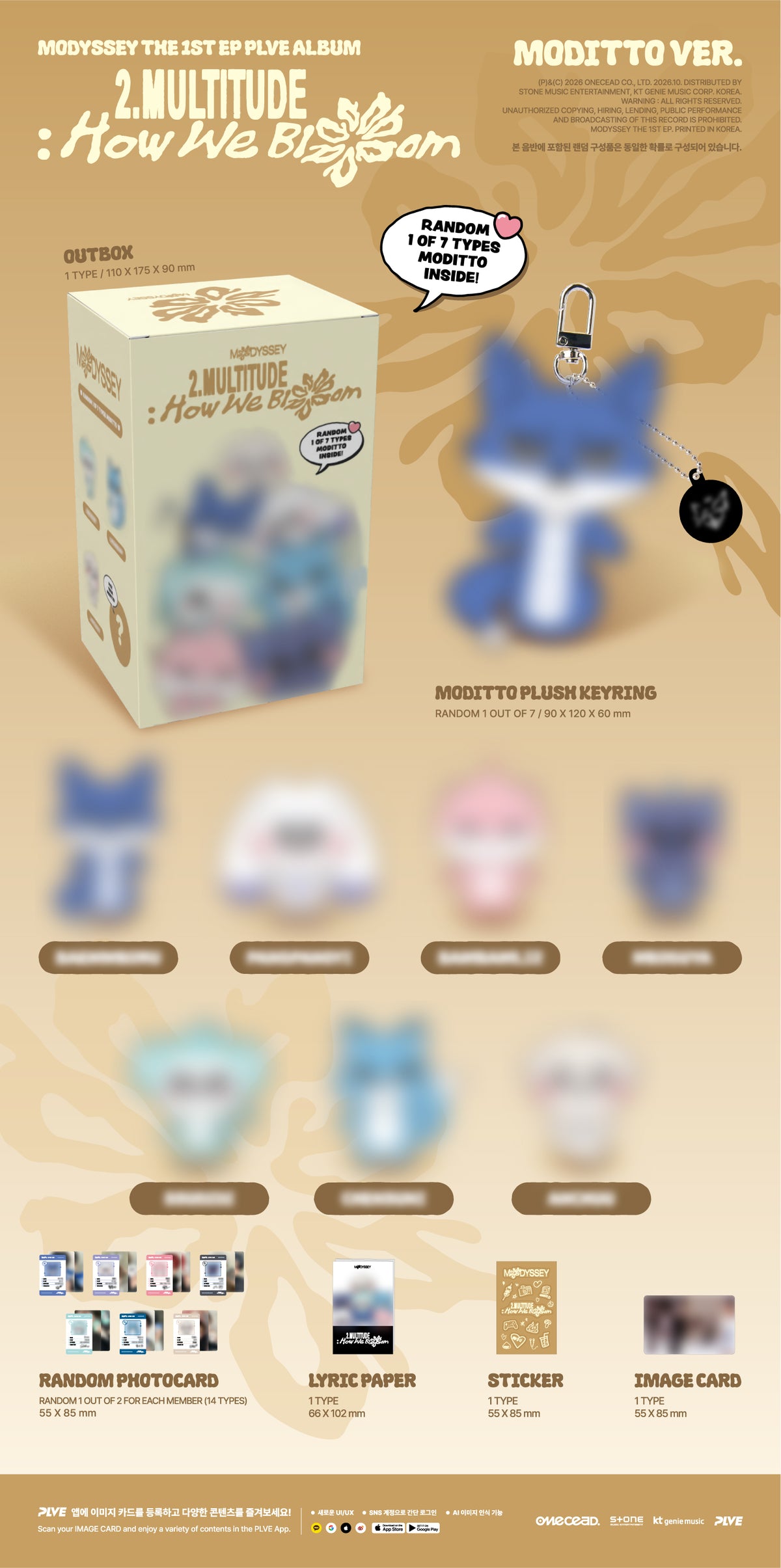 [PREORDER] MODYSSEY [2.Multitude: How We Bloom] MODITTO VER