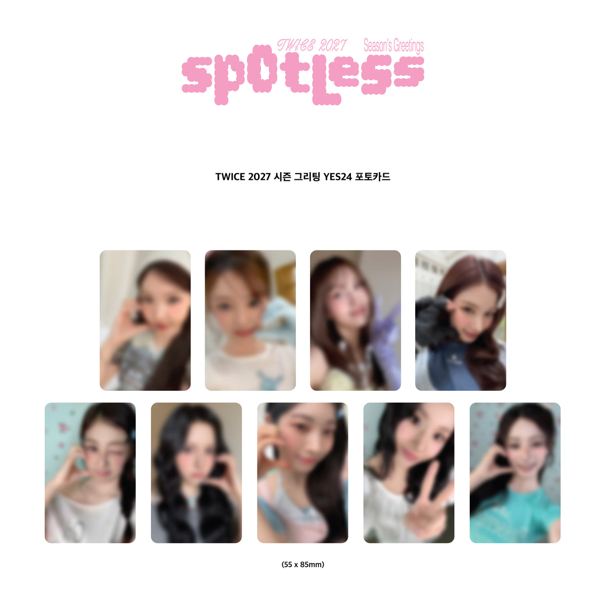 TWICE [Spotless] 2027 SEASON’S GREETINGS YES24 POB