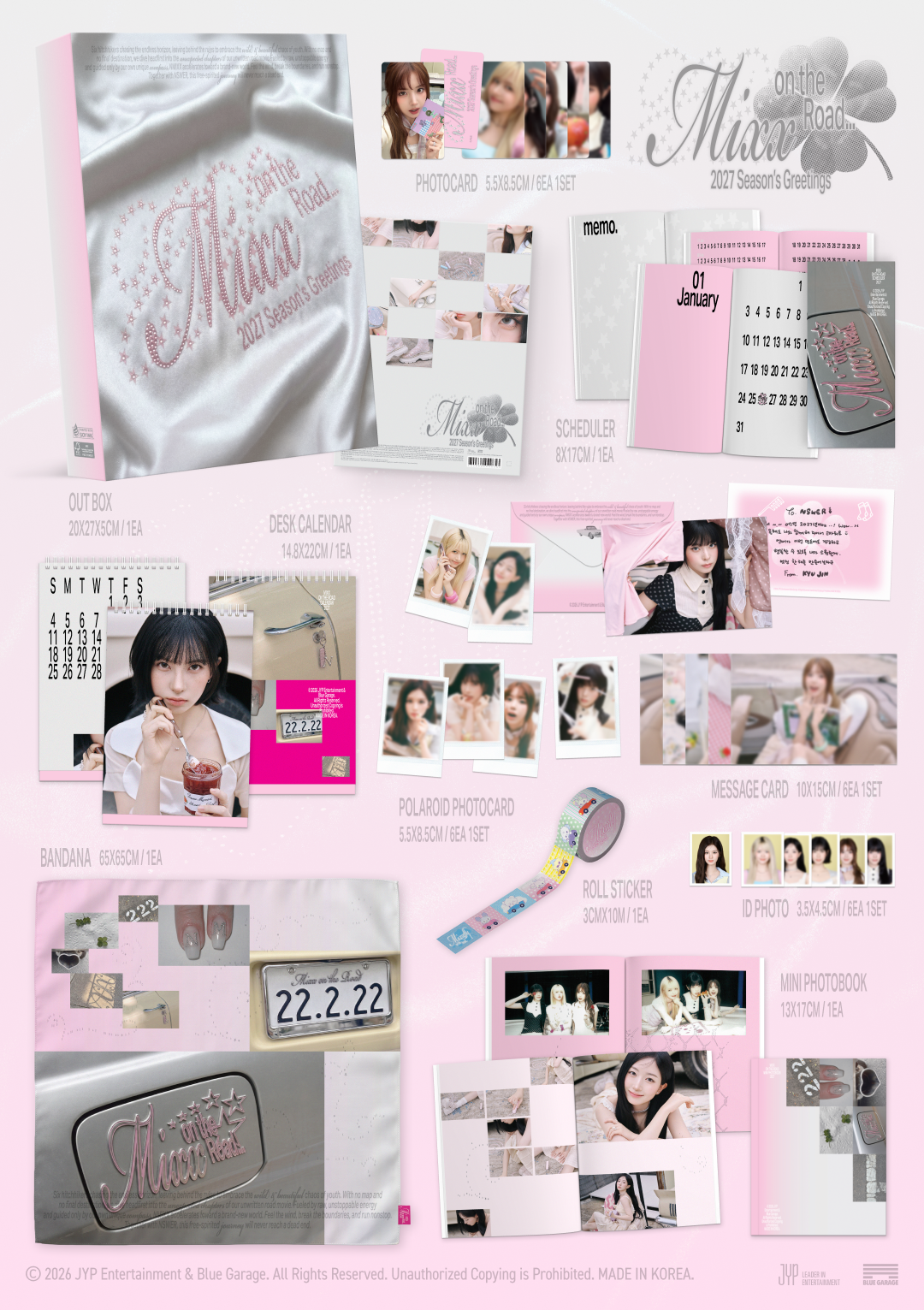 [PREORDER 13/10 CLOSED] NMIXX [MIXX ON THE ROAD] 2027 SEASON’S GREETINGS
