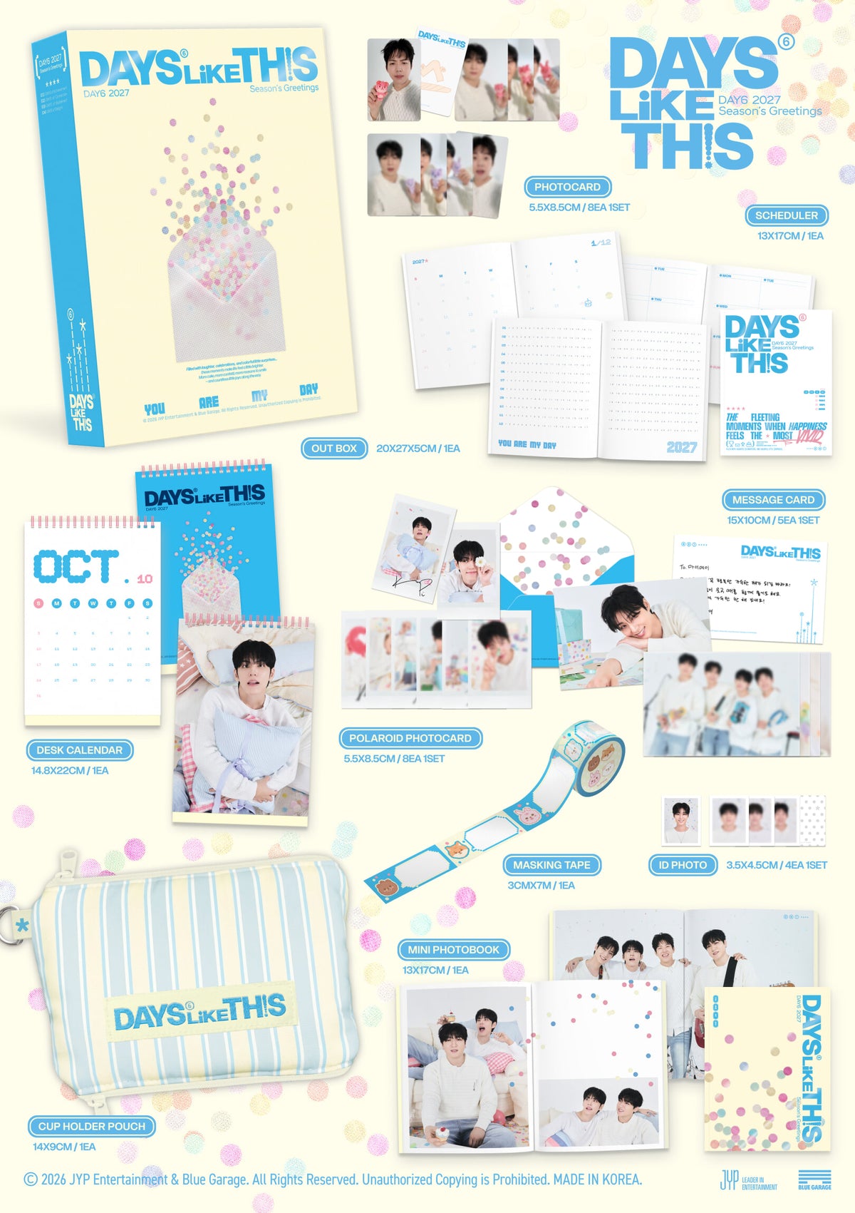 [PREORDER 13/10 CLOSED] DAY6 [DAYS LIKE THIS] 2027 SEASON’S GREETINGS