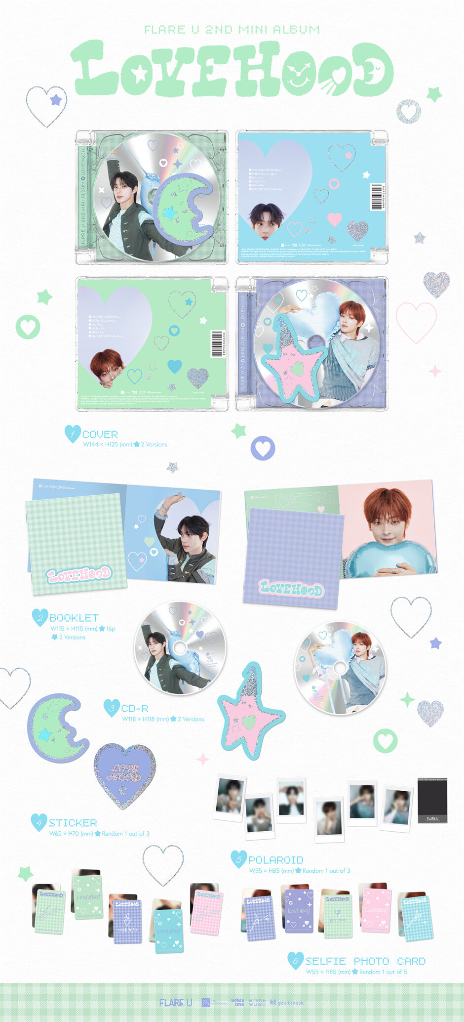 [PREORDER] FLARE U [LOVEHOOD] JEWEL CASE ver.