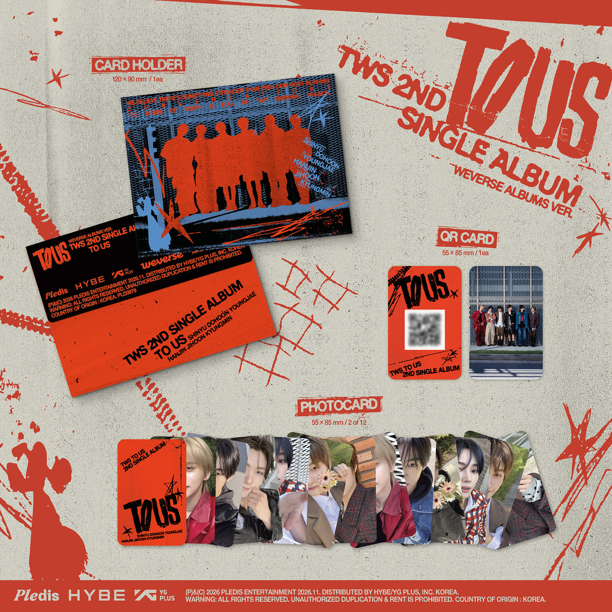 [PREORDER] TWS [TO US] Weverse Albums ver