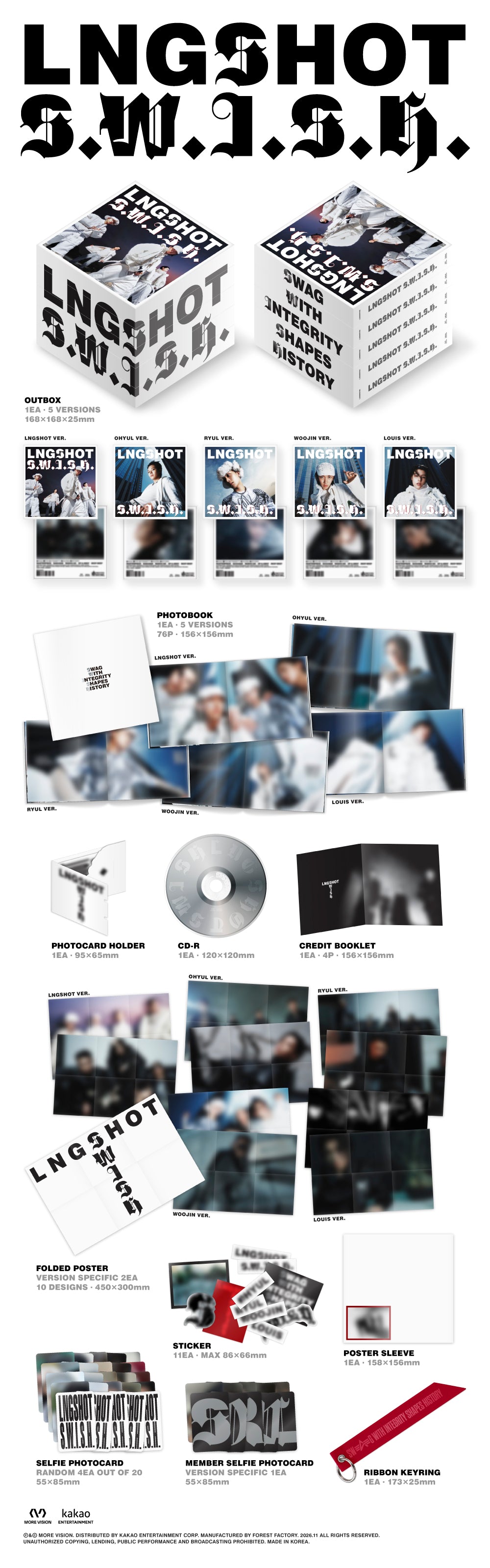 [PREORDER] LNGSHOT [S.W.I.S.H.] Standard Ver.