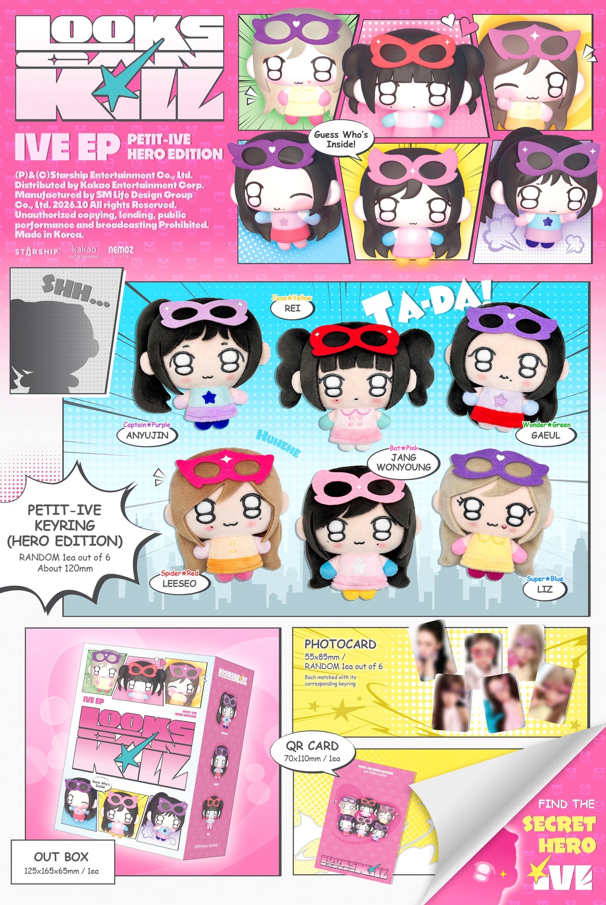 [PREORDER] IVE [ Looks Can Kill] PETIT-IVE ver