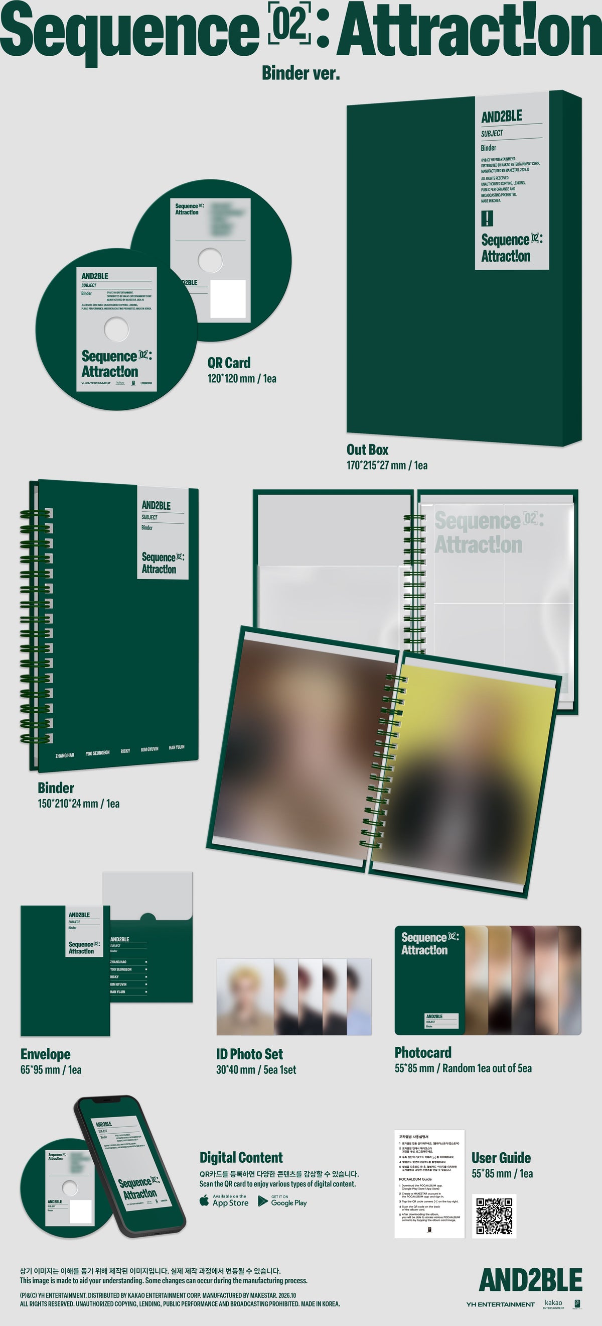 [PREORDER] AND2BLE [Sequence 02: Attraction] Binder ver