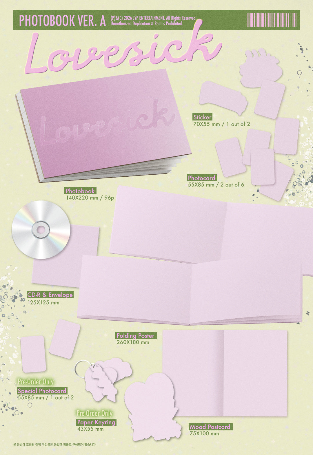 [PREORDER] CHAERYEONG [LOVESICK]