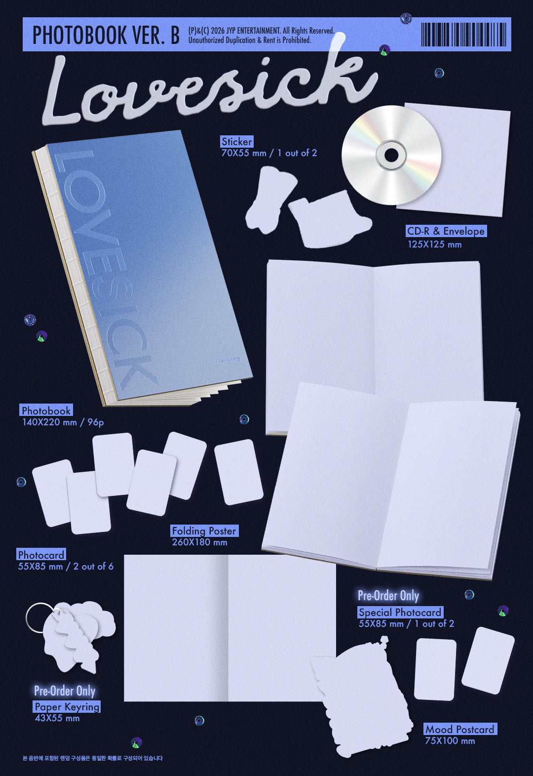 [PREORDER] CHAERYEONG [LOVESICK]