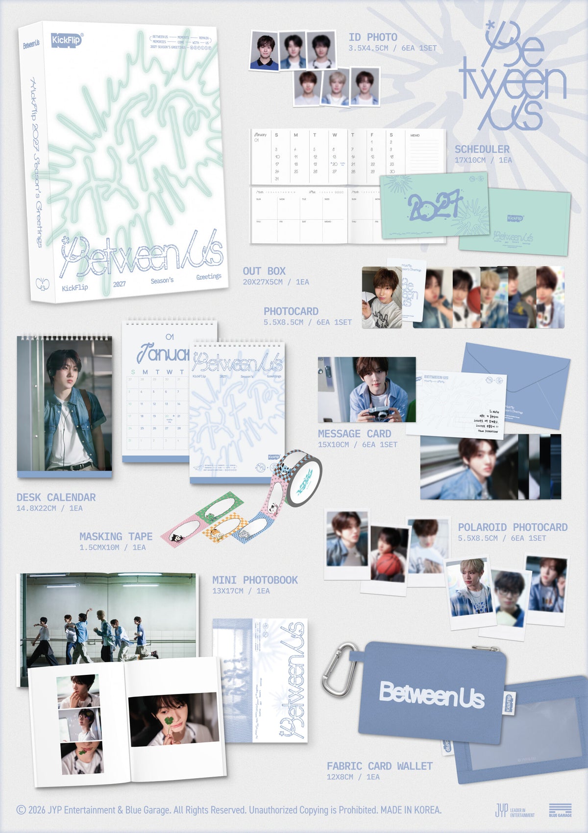 [PREORDER 27/10 CLOSED] KICKFLIP [Between Us] 2027 Season's Greetings
