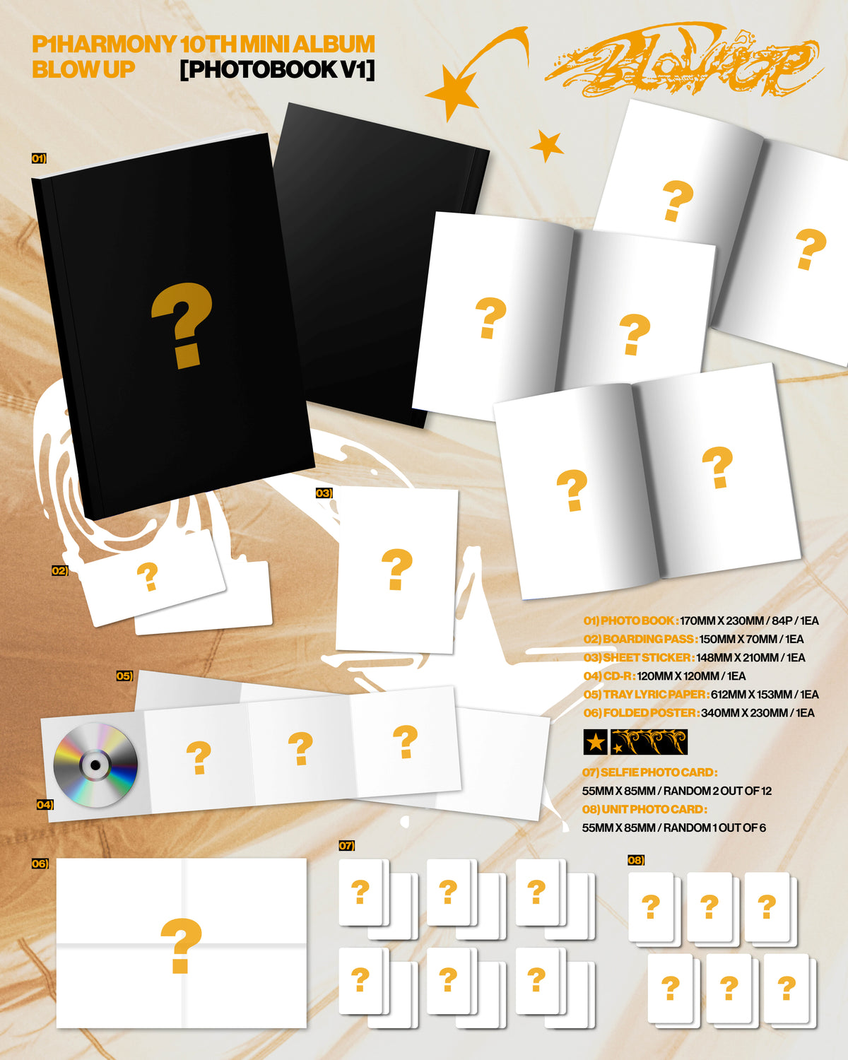 [PREORDER] P1Harmony [BLOW UP] Photobook Ver