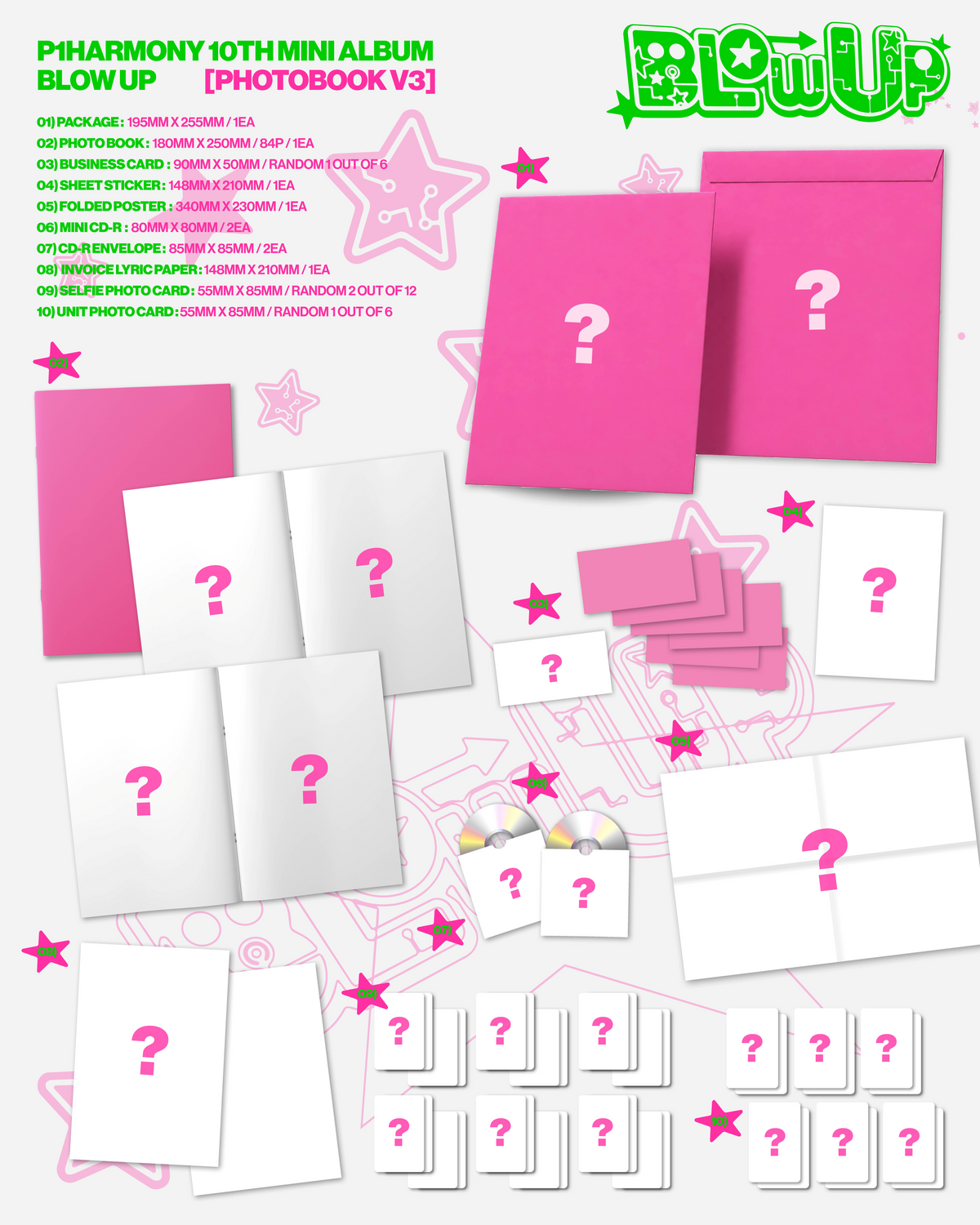 [PREORDER] P1Harmony [BLOW UP] Photobook Ver