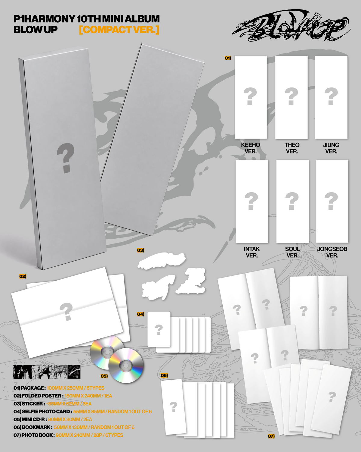 [PREORDER] P1Harmony [BLOW UP] Compact Ver