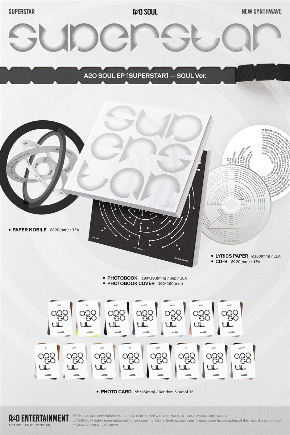 [PREORDER] A2O SOUL [SUPERSTAR] EP ALBUM