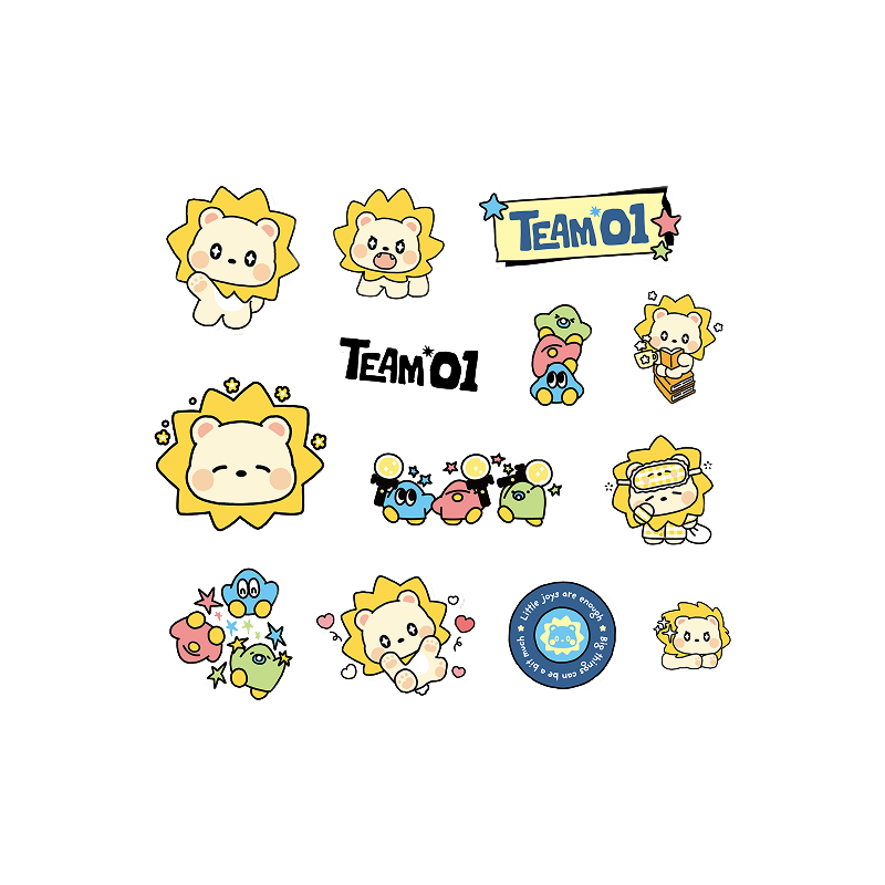 [PREORDER 22/8 CLOSED] TAEYANG [TEAM01 OFFICIAL MERCH] TAEYANG Sticker Pack