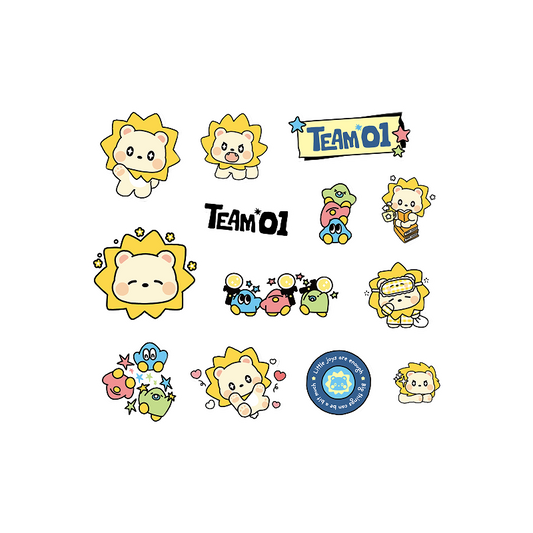 [PREORDER 22/8 CLOSED] TAEYANG [TEAM01 OFFICIAL MERCH] TAEYANG Sticker Pack