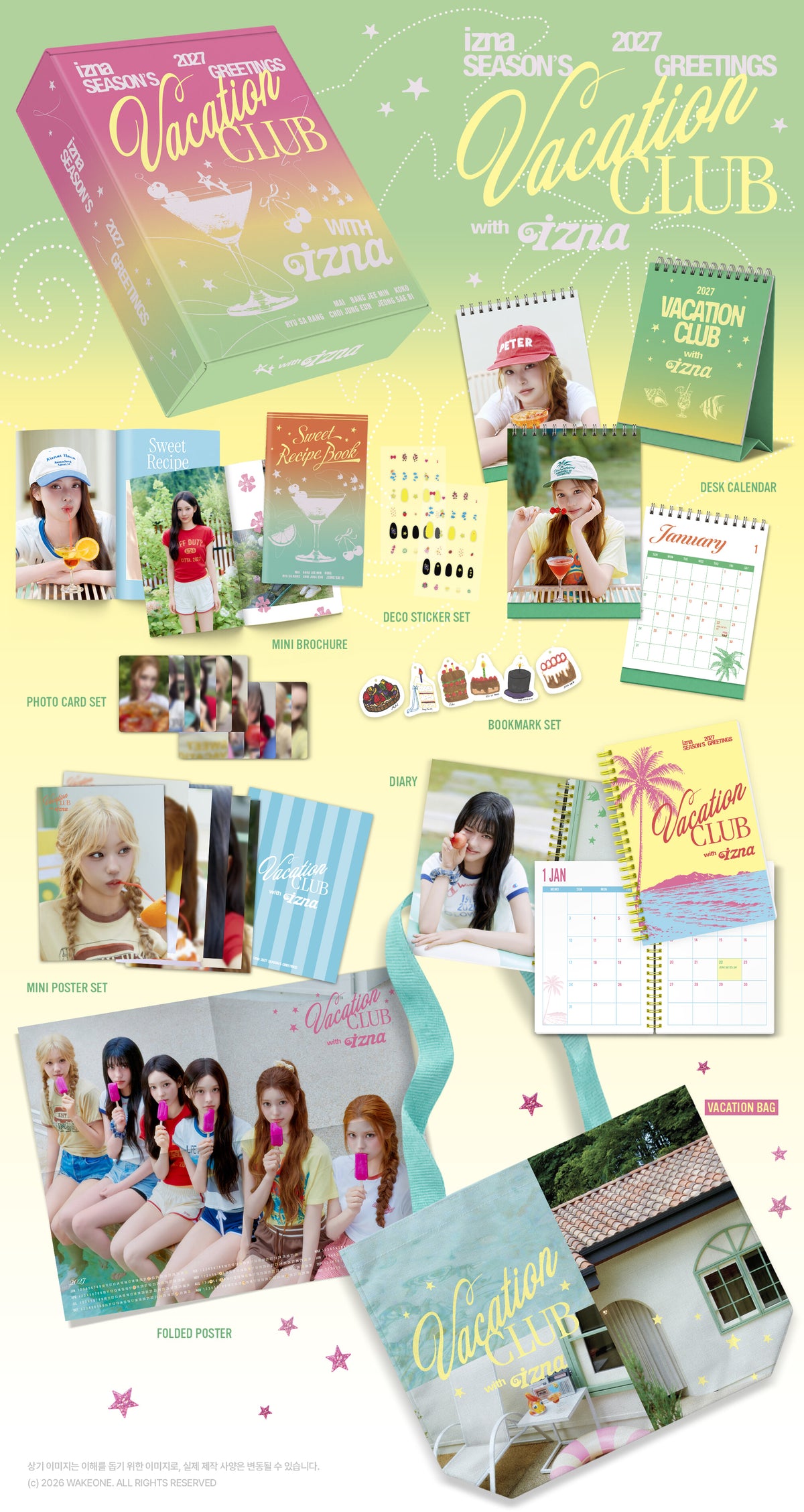 [PREORDER 23/11 CLOSED] izna [VACATION CLUB with izna] 2027 SEASON'S GREETINGS