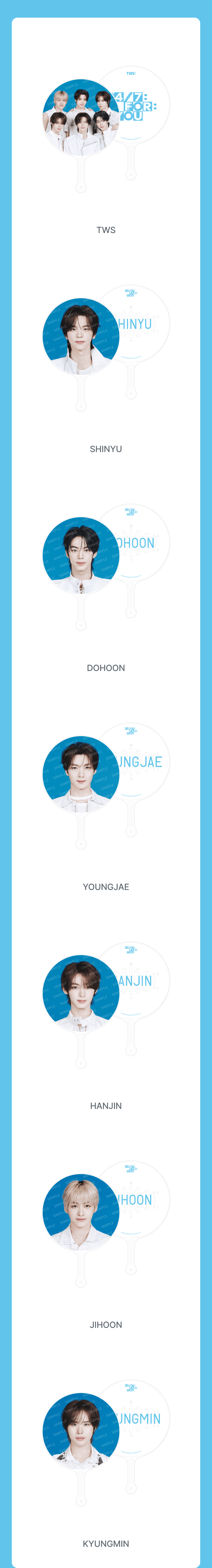 TWS TOUR <24/7:FOR:YOU> Official Merch Image Picket